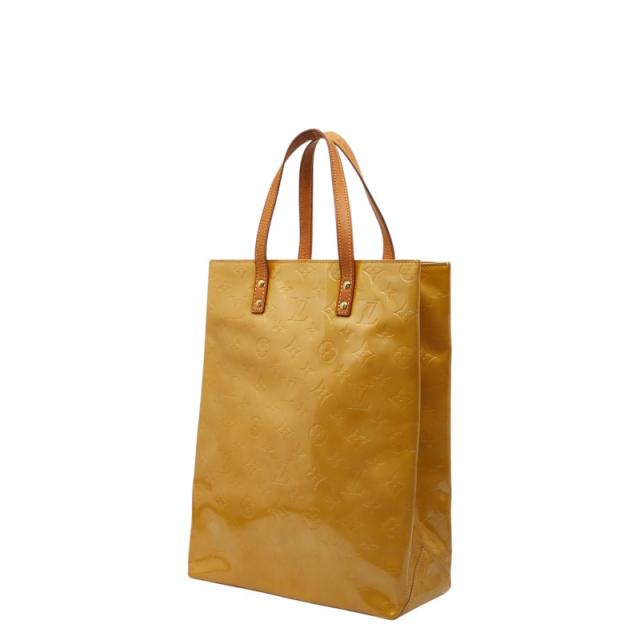 ルイ ヴィトン モノグラム ヴェルニ リードMM ハンドバッグ M91141 ベージュ パテントレザー レディース LOUIS VUITTON 【中古】_1