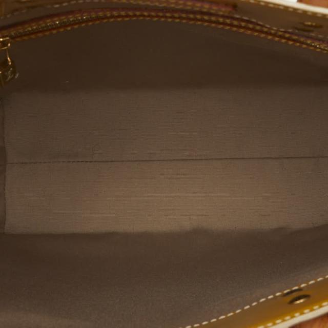 ルイ ヴィトン モノグラム ヴェルニ リードMM ハンドバッグ M91141 ベージュ パテントレザー レディース LOUIS VUITTON 【中古】_8