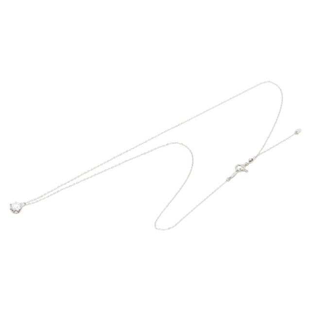 Pt950 プラチナ ダイヤ0.505ct ペンダント ネックレス レディース 中古_1