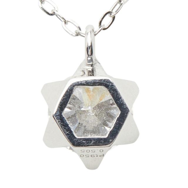 Pt950 プラチナ ダイヤ0.505ct ペンダント ネックレス レディース 中古_3