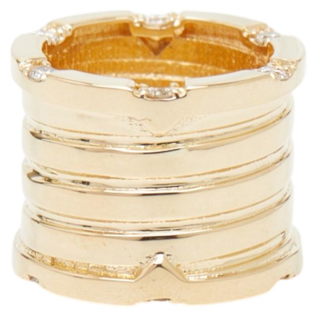K18YG イエローゴールド ダイヤ0.10ct スクリュー スプリングモチーフ ペンダントトップ ネックレス レディース 中古