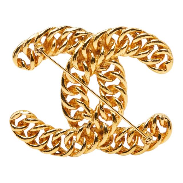 シャネル ココマーク ブローチ ゴールド メッキ レディース CHANEL 【中古】_1