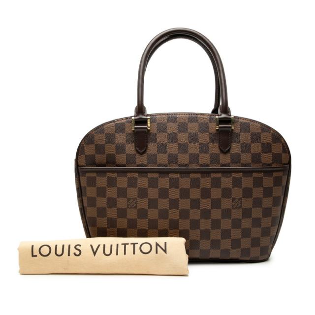 ルイ ヴィトン ダミエ サリア オリゾンタル ハンドバッグ N51282 ブラウン PVC レザー レディース LOUIS VUITTON 【中古】_6