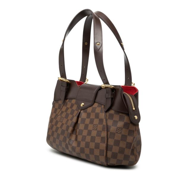 ルイ ヴィトン ダミエ システィナPM ハンドバッグ N41542 ブラウン PVC レザー レディース LOUIS VUITTON 【中古】_1