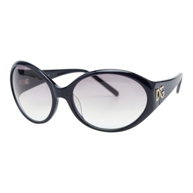 ドルチェアンドガッバーナ DGロゴ サングラス DG4022 ネイビー プラスチック レディース DOLCE&GABBANA 【中古】