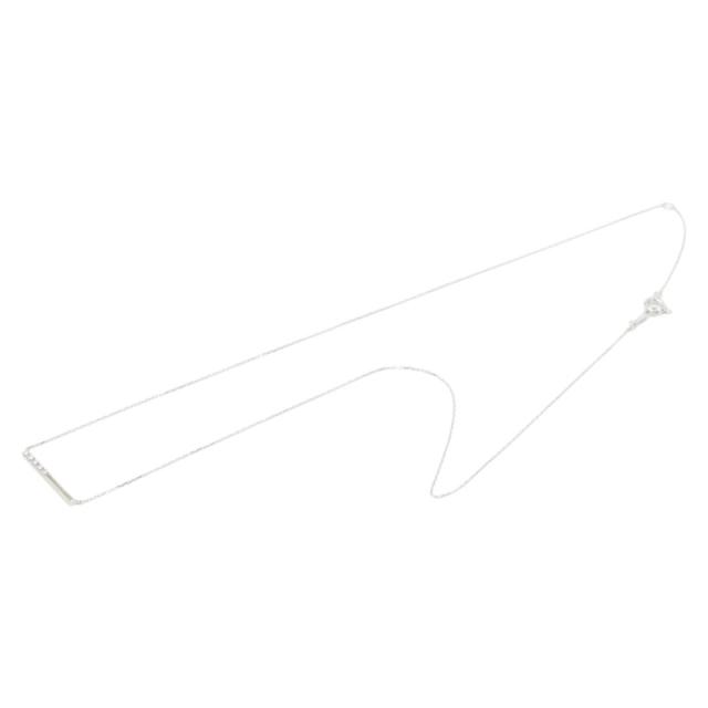 サマンサティアラ K18WG ホワイトゴールド ダイヤ0.05ct ペンダント ネックレス レディース Samantha Tiara 中古_1