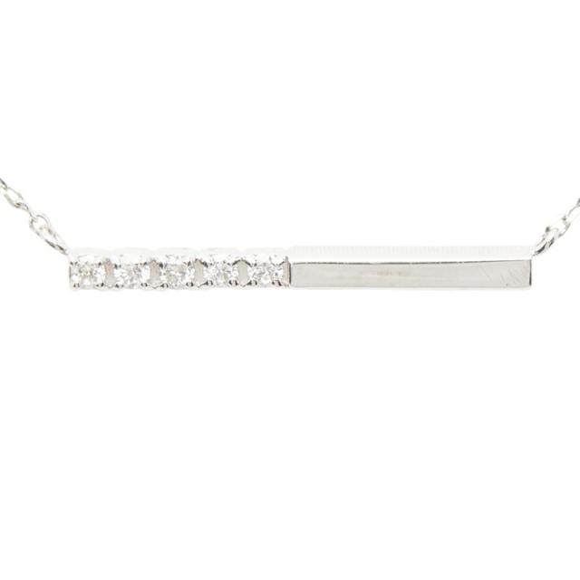 サマンサティアラ K18WG ホワイトゴールド ダイヤ0.05ct ペンダント ネックレス レディース Samantha Tiara 中古_2