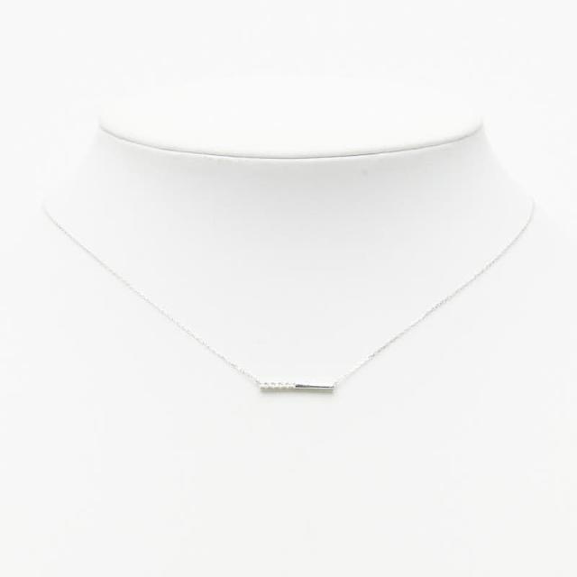 サマンサティアラ K18WG ホワイトゴールド ダイヤ0.05ct ペンダント ネックレス レディース Samantha Tiara 中古_6