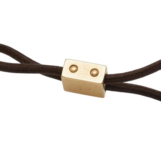 ルイ ヴィトン ヘアキューブ アンクルージョン ヘアアクセサリー ヘアゴム クリア イエロー プラスチック メッキ LOUIS VUITTON 【中古】_2