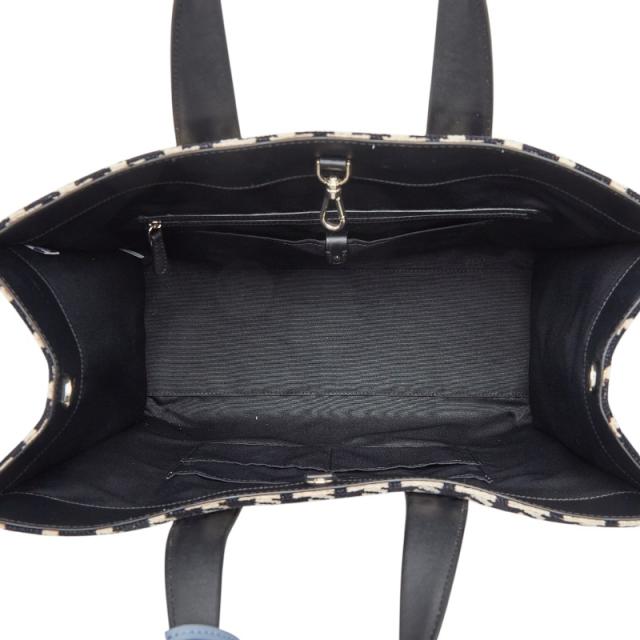ケイトスペード マンハッタン ハウンドトゥース ラージ トート ハンドバッグ 千鳥格子 K4430 ブラック ベージュ Kate Spade 【中古】_7