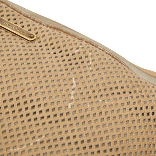 バーバリー 透かし彫り ショルダーバッグ ハンドバッグ 2WAY ベージュ レザー レディース BURBERRY 【中古】_7