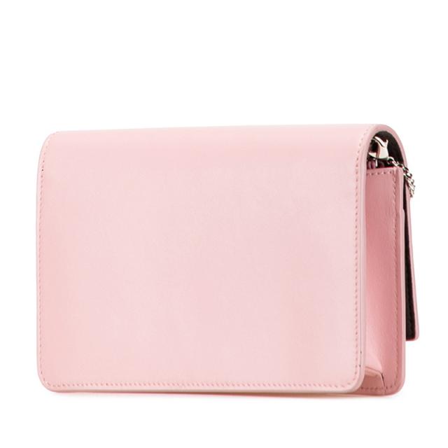 フェンディ ヒプノタイズ チェーン ショルダーバッグ ウォレットバッグ 8M0346 ピンク マルチカラー レザー レディース FENDI 【中古】_1