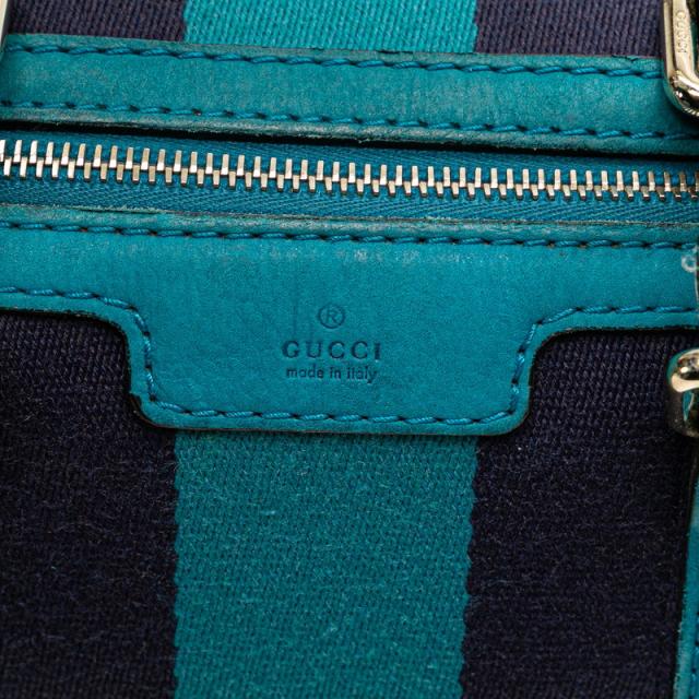 グッチ GGキャンバス ハンドバッグ ショルダーバッグ 2WAY 247205 ベージュ ブルー キャンバス レザー レディース GUCCI 【中古】_6