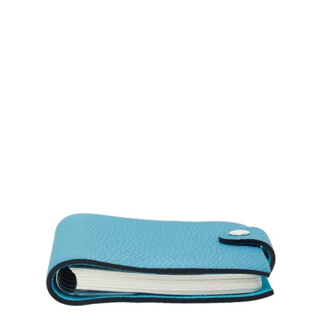 エルメス ユリス ミニ 手帳カバー システム手帳 リフィル付き ブルージーン シルバー金具 トゴ レディース HERMES 【中古】_2