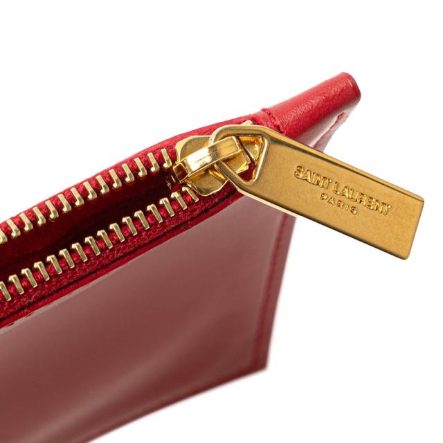 サンローラン リバーシブル トートバッグ 318340 レッド レザー スウェード レディース SAINT LAURENT 【中古】