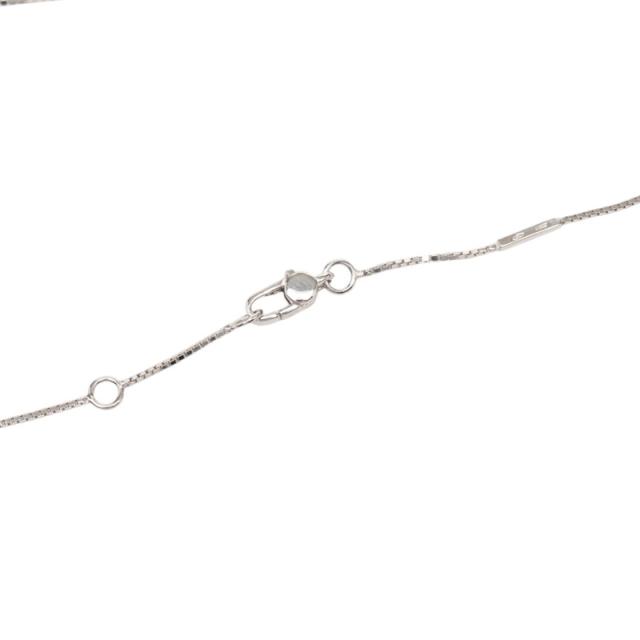 グッチ サークル ネックレス K18WG ホワイトゴールド ダイヤモンド レディース GUCCI 【中古】_2
