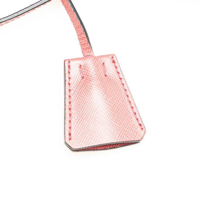 プラダ ミニ ハンドバッグ ショルダーバッグ 2WAY ピンク サフィアーノレザー レディース PRADA 【中古】_9