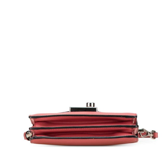 プラダ ミニ ハンドバッグ ショルダーバッグ 2WAY ピンク サフィアーノレザー レディース PRADA 【中古】_2
