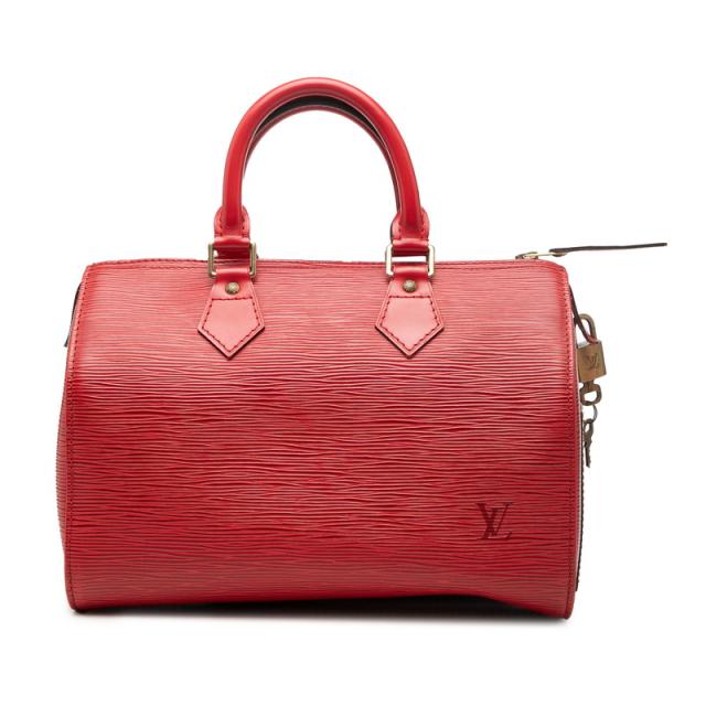 ルイ ヴィトン エピ スピーディ25 ハンドバッグ ミニボストン M43017 カスティリアンレッド レザー レディース LOUIS VUITTON 【中古】