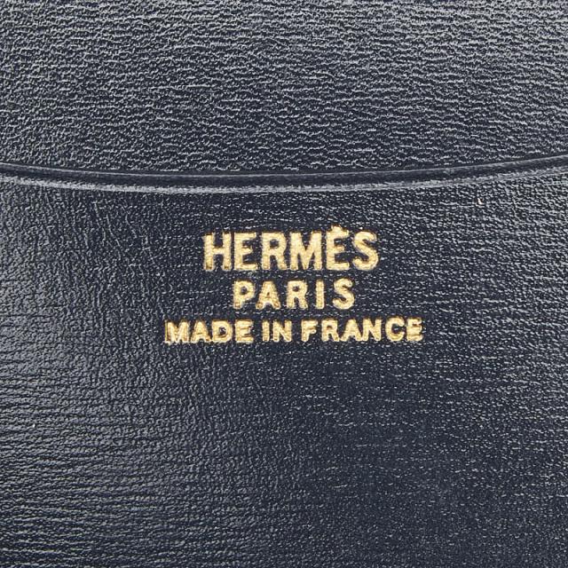 エルメス アジャンダPM 手帳カバー システム手帳 ネイビー ボックスカーフ レディース HERMES 【中古】_6