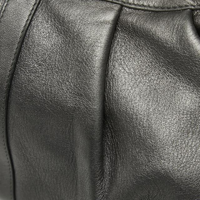 ブルガリ チャンドラ トートバッグ ハンド グレー レザー レディース BVLGARI 【中古】_8