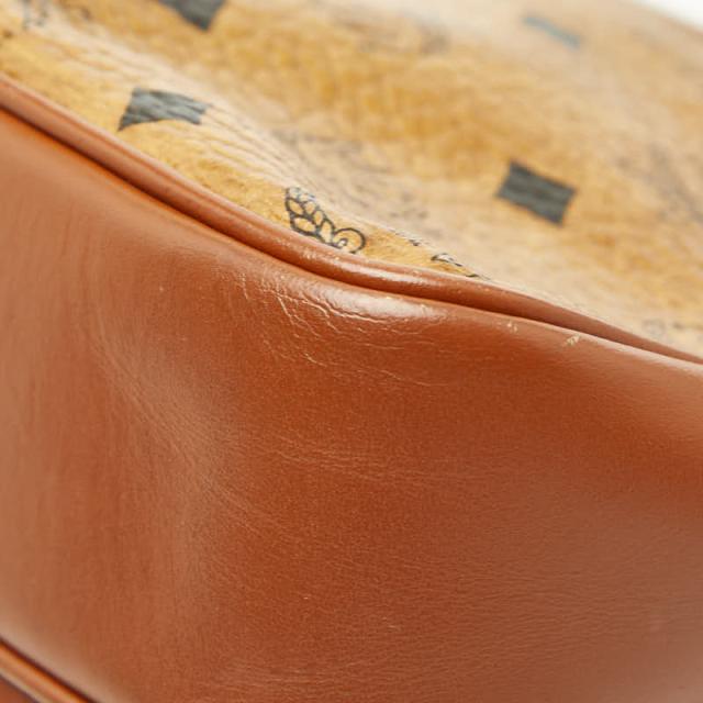 エム シー エム ヴィセトス 斜め掛け ショルダーバッグ ブラウン レザー レディース MCM 【中古】_5