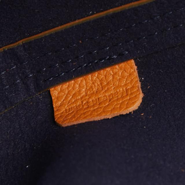 ジェイアンドエムデヴィッドソン マーケットトート M ハンドバッグ トート ショルダー 2WAY オレンジ レザー J&M Davidson 【中古】_6