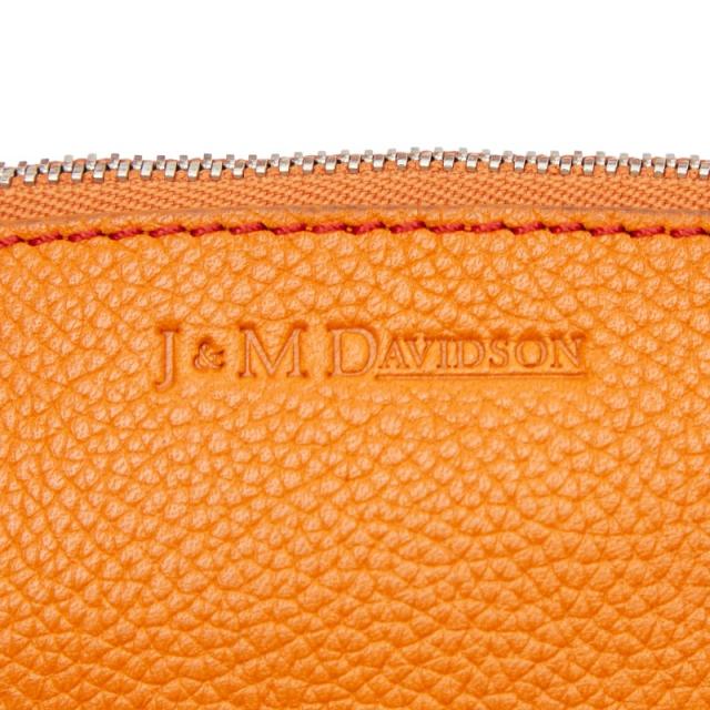 ジェイアンドエムデヴィッドソン マーケットトート M ハンドバッグ トート ショルダー 2WAY オレンジ レザー J&M Davidson 【中古】_7