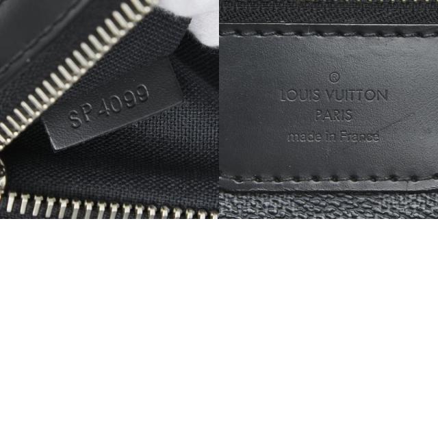 ルイ ヴィトン ダミエグラフィット ダニエルMM 斜め掛け ショルダーバッグ N58029 ブラック PVC レザー LOUIS VUITTON 【中古】_9