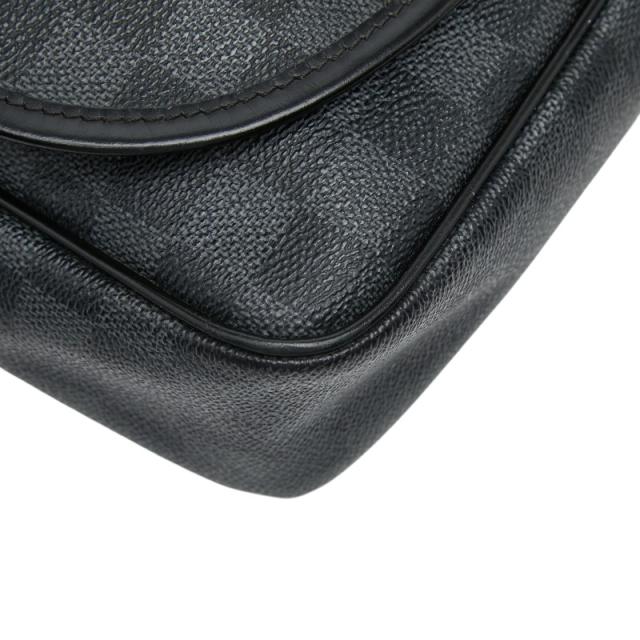 ルイ ヴィトン ダミエグラフィット ダニエルMM 斜め掛け ショルダーバッグ N58029 ブラック PVC レザー LOUIS VUITTON 【中古】_4