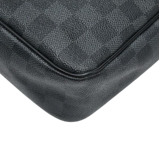 ルイ ヴィトン ダミエグラフィット ダニエルMM 斜め掛け ショルダーバッグ N58029 ブラック PVC レザー LOUIS VUITTON 【中古】_5