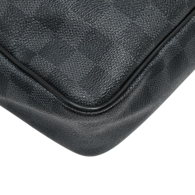 ルイ ヴィトン ダミエグラフィット ダニエルMM 斜め掛け ショルダーバッグ N58029 ブラック PVC レザー LOUIS VUITTON 【中古】_6