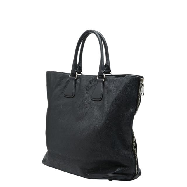 プラダ VITELLO PHENIX ヴィッテロ ダイノ ハンドバッグ トートバッグ BN2419 ブラック レザー レディース PRADA 【中古】_1