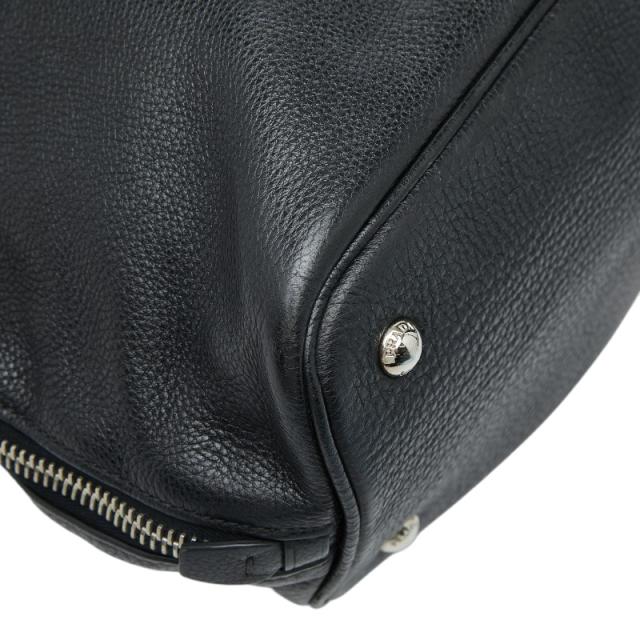 プラダ VITELLO PHENIX ヴィッテロ ダイノ ハンドバッグ トートバッグ BN2419 ブラック レザー レディース PRADA 【中古】_4