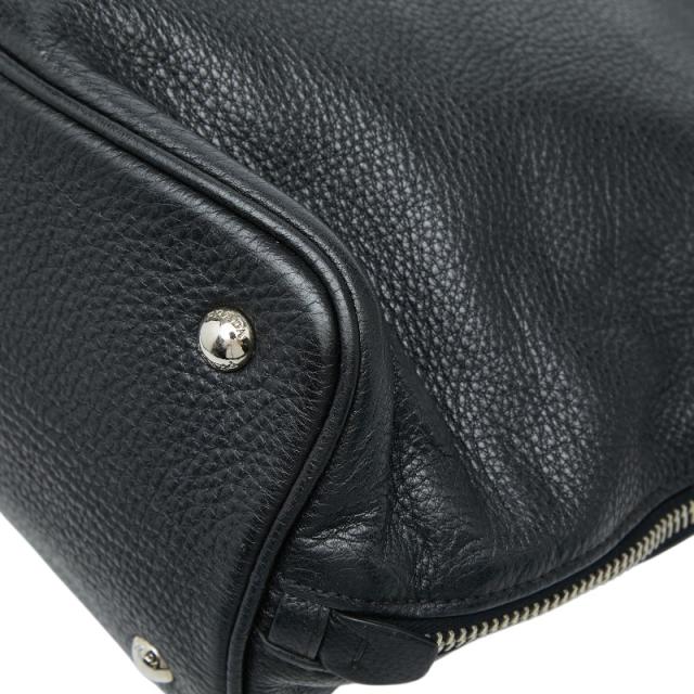 プラダ VITELLO PHENIX ヴィッテロ ダイノ ハンドバッグ トートバッグ BN2419 ブラック レザー レディース PRADA 【中古】_5