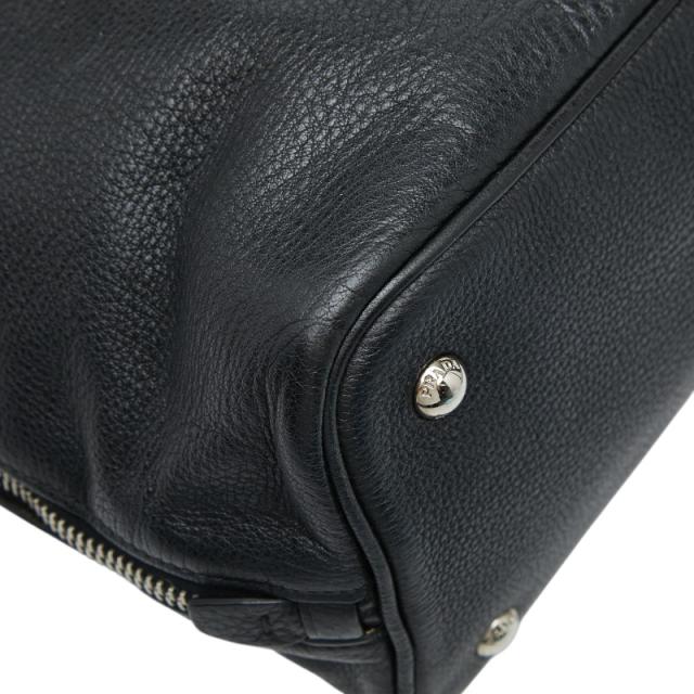 プラダ VITELLO PHENIX ヴィッテロ ダイノ ハンドバッグ トートバッグ BN2419 ブラック レザー レディース PRADA 【中古】_6