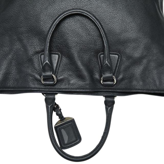 プラダ VITELLO PHENIX ヴィッテロ ダイノ ハンドバッグ トートバッグ BN2419 ブラック レザー レディース PRADA 【中古】_7