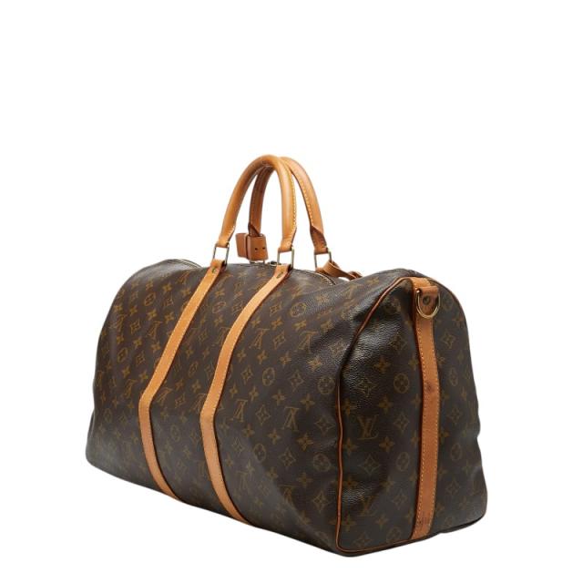 ルイ ヴィトン モノグラム キーポル バンドリエール50 ボストンバッグ ショルダーバッグ 2WAY M41416 ブラウン LOUIS VUITTON 【中古】_1