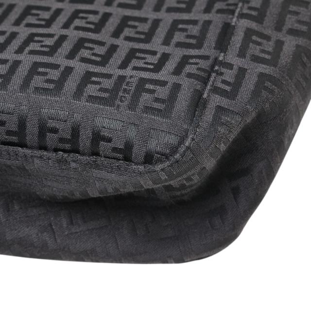 フェンディ ズッキーノ ハンドバッグ 8BH006 ブラック キャンバス レザー レディース FENDI 【中古】_5
