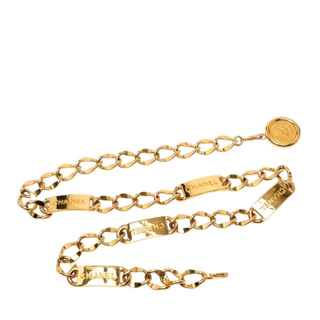 シャネル ココマーク 31 RUE CAMBON PARIS チェーンベルト ゴールド 