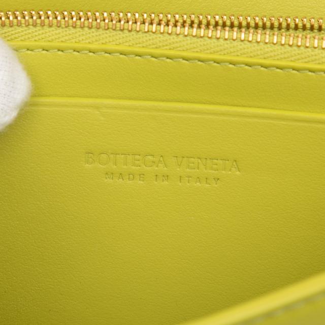 ボッテガヴェネタ マキシイントレチャート 長財布 グリーン レザー レディース BOTTEGAVENETA 【中古】_4