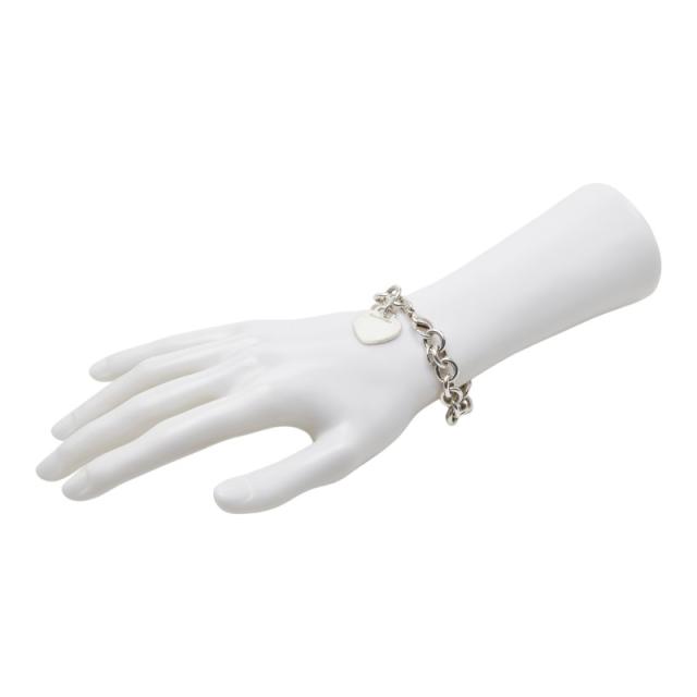 ティファニー リターントゥティファニー ハート タグ チェーン ブレスレット SV925 シルバー レディース TIFFANY&Co. 【中古】_6