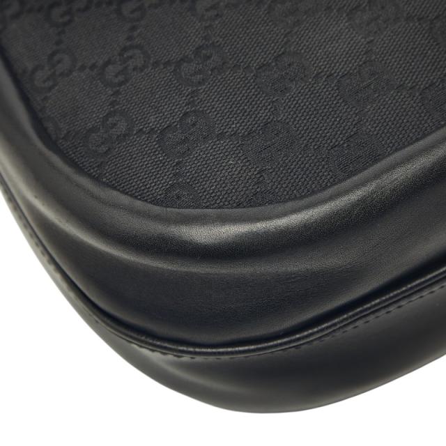 グッチ GGキャンバス ハンドバッグ 109109 ブラック キャンバス レザー レディース GUCCI 【中古】_4