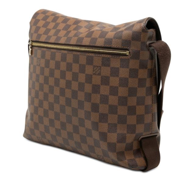 ルイ ヴィトン ダミエ ブルックリンMM 斜め掛け ショルダーバッグ N51211 ブラウン PVC レザー レディース LOUIS VUITTON 【中古】_1