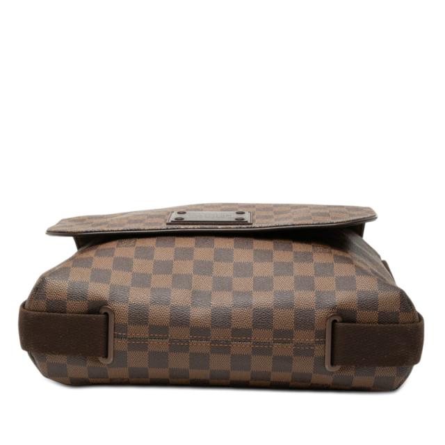 ルイ ヴィトン ダミエ ブルックリンMM 斜め掛け ショルダーバッグ N51211 ブラウン PVC レザー レディース LOUIS VUITTON 【中古】_2