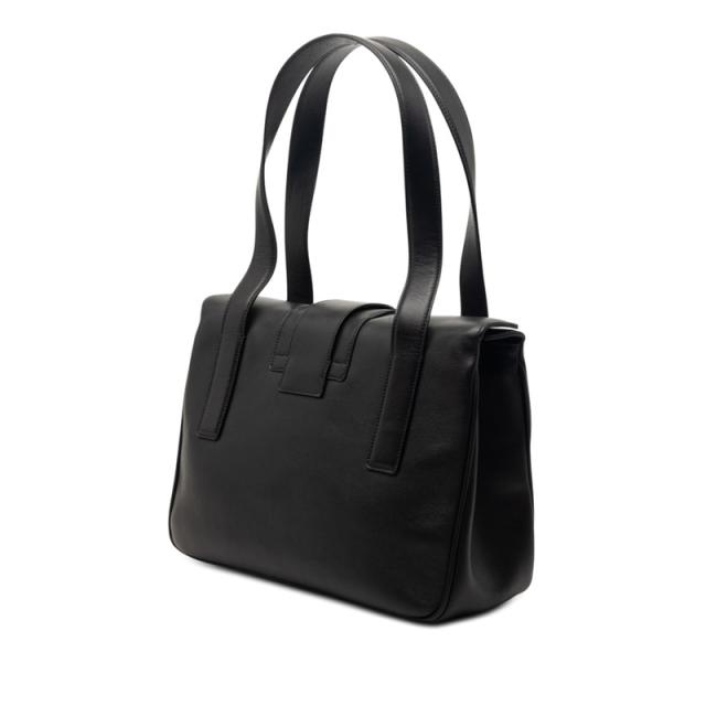 サルヴァトーレフェラガモ ハンドバッグ トートバッグ ブラック レザー レディース Salvatore Ferragamo 【中古】_1