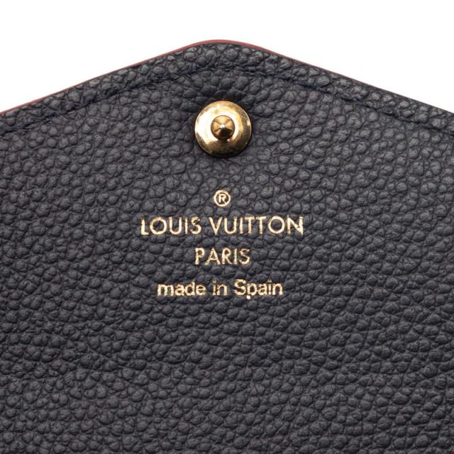 ルイ ヴィトン モノグラム アンプラント ポルトフォイユ サラ 長財布 M62125 マリーヌルージュ ネイビー レザー LOUIS VUITTON 【中古】_4
