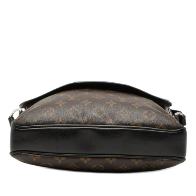 ルイ ヴィトン モノグラムマカサー バスMM 斜め掛け ショルダーバッグ M56715 ブラウン PVC レザー レディース LOUIS VUITTON 【中古】_2