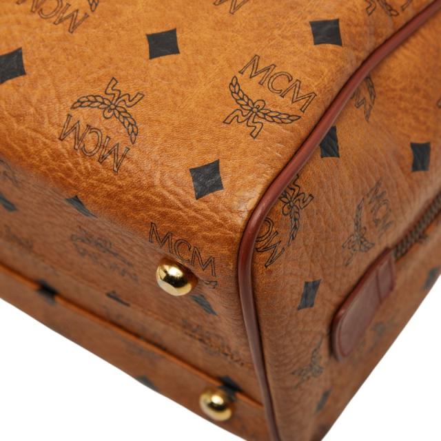 エム シー エム ヴィセトス モノグラム ハンドバッグ ショルダーバッグ 2WAY ブラウン レザー レディース MCM 【中古】_3