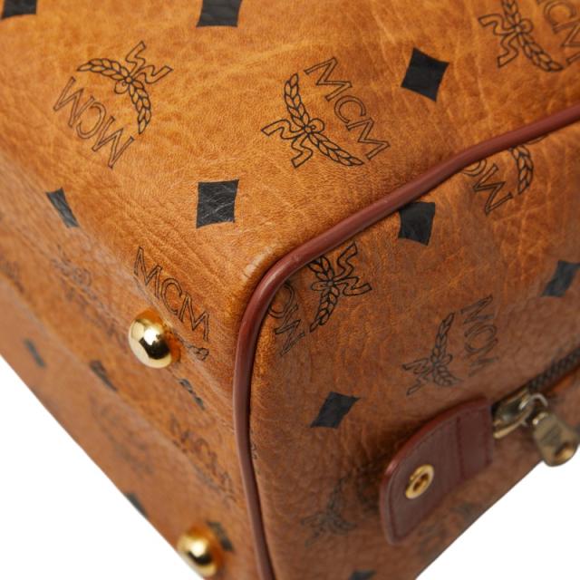 エム シー エム ヴィセトス モノグラム ハンドバッグ ショルダーバッグ 2WAY ブラウン レザー レディース MCM 【中古】_5